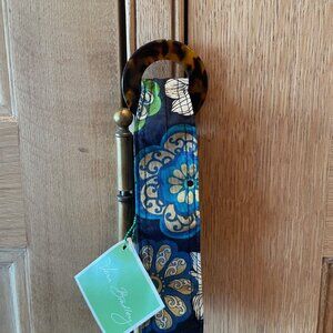 NWT Vera Bradley Reversible Belt in "Mod Floral Blue" Pattern